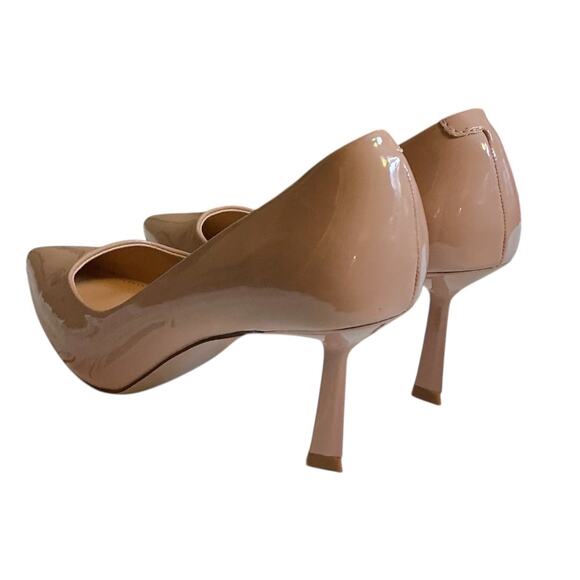 Steve Madden Brynn Blush Pinkish Tan Patent Kitten Heels Pumps Size US6.5M - Picture 6 of 16
